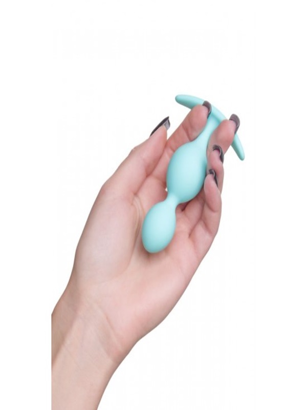 2 Boğumlu Silikon 9cm Anal Tıkaç